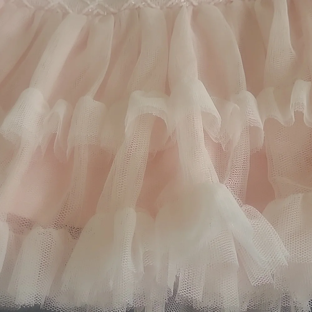Nannette Baby Peach Tutu Dress Size 12 Months